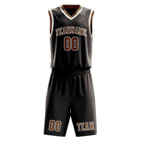 Custom Brown Khaki Basketball Set