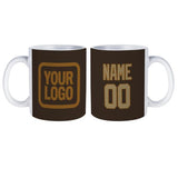 Custom Brown Light Khaki Mug