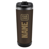 Custom Brown Light Khaki Stainless Steel Water Cup