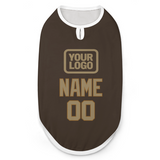 Custom Brown Light Khaki Pet Vest
