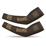 Custom Brown Light Khaki Arm Sleeve