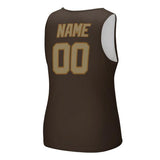 Custom Brown Light Khaki Men's Tank Top