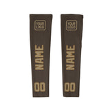 Custom Brown Light Khaki Arm Sleeve