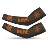 Custom Brown Orange Arm Sleeve