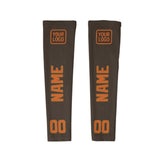 Custom Brown Orange Arm Sleeve