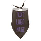 Custom Brown Light Purple Pet Scarf