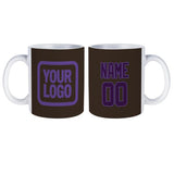 Custom Brown Purple Mug