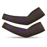 Custom Brown Purple Arm Sleeve