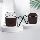 Custom Brown Purple AirPods Case