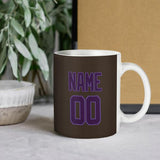 Custom Brown Purple Mug