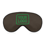 Custom Brown Emerald Green Sleep Mask