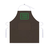 Custom Brown Emerald Green Apron