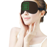 Custom Brown Emerald Green Sleep Mask