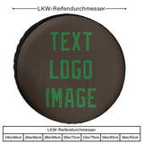 Custom Brown Emerald Green Truck Tires