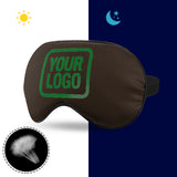 Custom Brown Emerald Green Sleep Mask