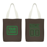 Custom Brown Olive Canvas Tote Bag