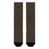 Custom Brown Olive Knee-High Sock