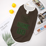 Custom Brown Olive Pet Vest