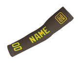 Custom Brown Gold Arm Sleeve