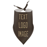 Custom Brown Light Khaki Pet Scarf