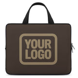 Custom Brown Light Khaki Laptop Bag