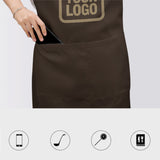 Custom Brown Light Khaki Apron