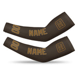 Custom Brown Khaki Arm Sleeve
