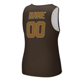 Custom Brown Khaki Men's Tank Top