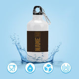 Custom Brown Khaki Sports Bottle