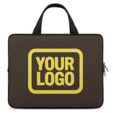 Custom Brown Light Yellow Laptop Bag