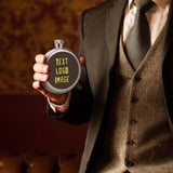 Custom Brown Light Yellow Hip Flask