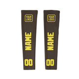 Custom Brown Light Yellow Arm Sleeve