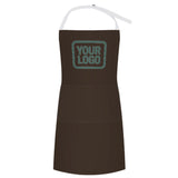 Custom Brown Blue Green Apron