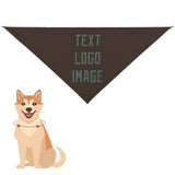 Custom Brown Blue Green Pet Scarf