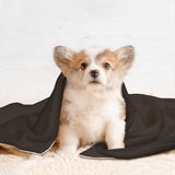 Custom Brown Blue Green Pet Blanket