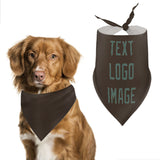 Custom Brown Blue Green Pet Scarf