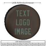 Custom Brown Blue Green Truck Tires