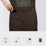Custom Brown Blue Green Apron