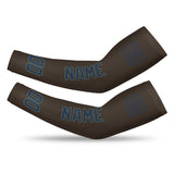 Custom Brown Blue Arm Sleeve
