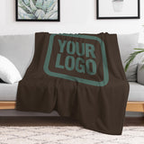Custom Brown Blue Green Blanket
