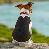 Custom Brown Blue Pet Vest