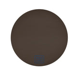 Custom Brown Blue Round Table Cloth
