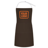 Custom Brown Orange Apron