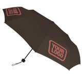 Custom Brown Copper Rose Automatic Umbrella
