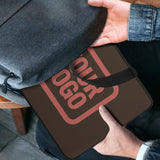 Custom Brown Copper Rose Laptop Bag