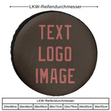 Custom Brown Copper Rose Truck Tires