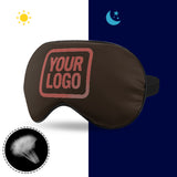 Custom Brown Copper Rose Sleep Mask