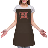 Custom Brown Copper Rose Apron