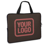 Custom Brown Copper Rose Laptop Bag