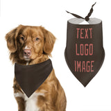 Custom Brown Copper Rose Pet Scarf